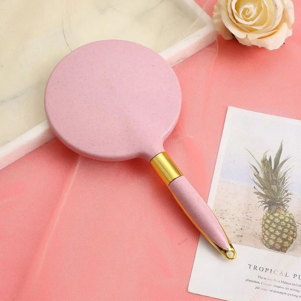 Vintage Handheld Vanity Mirror with Handle – Makeup & Salon