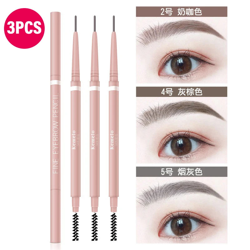 Ultra Fine Double-Ended Eyebrow Pencil 6 Colors | Waterproof Eyebrow Pencil PRIMED 02 and 04 and 05