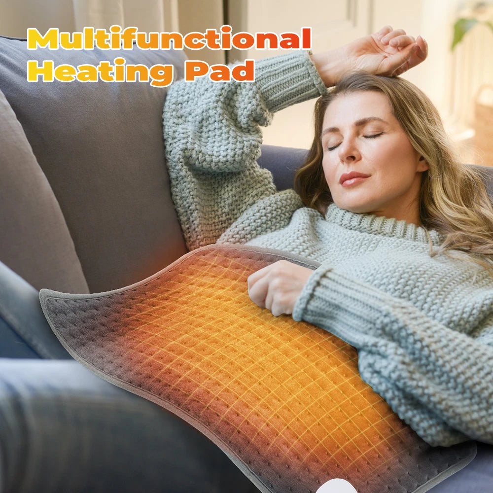 Ms.Dear Electric Heating Pad 58×29cm | 9-Level Thermostat Electric Heating Pad PRIMED