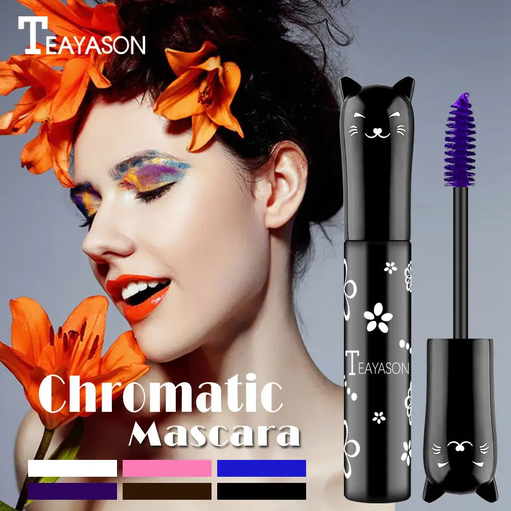 TEAYASON 4D Colorful Waterproof Mascara – Volume & Length