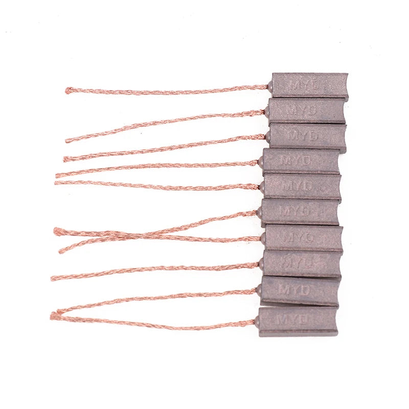 10PCS Carbon Brushes BYD Alternator Regulator 4.5×6.5×20mm