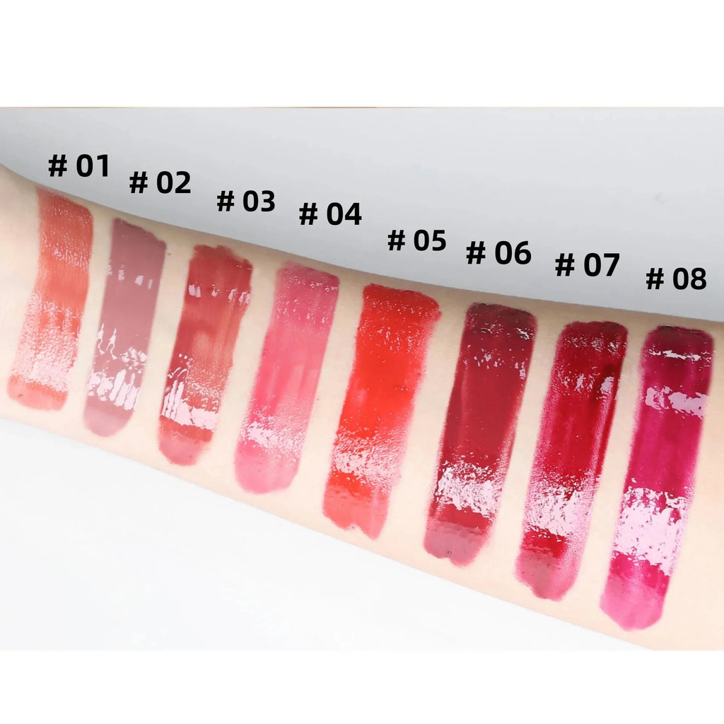 Handaiyan Jelly Mirror Lip Gloss – Long-Lasting Press-On Tint Lip Gloss Pen PRIMED