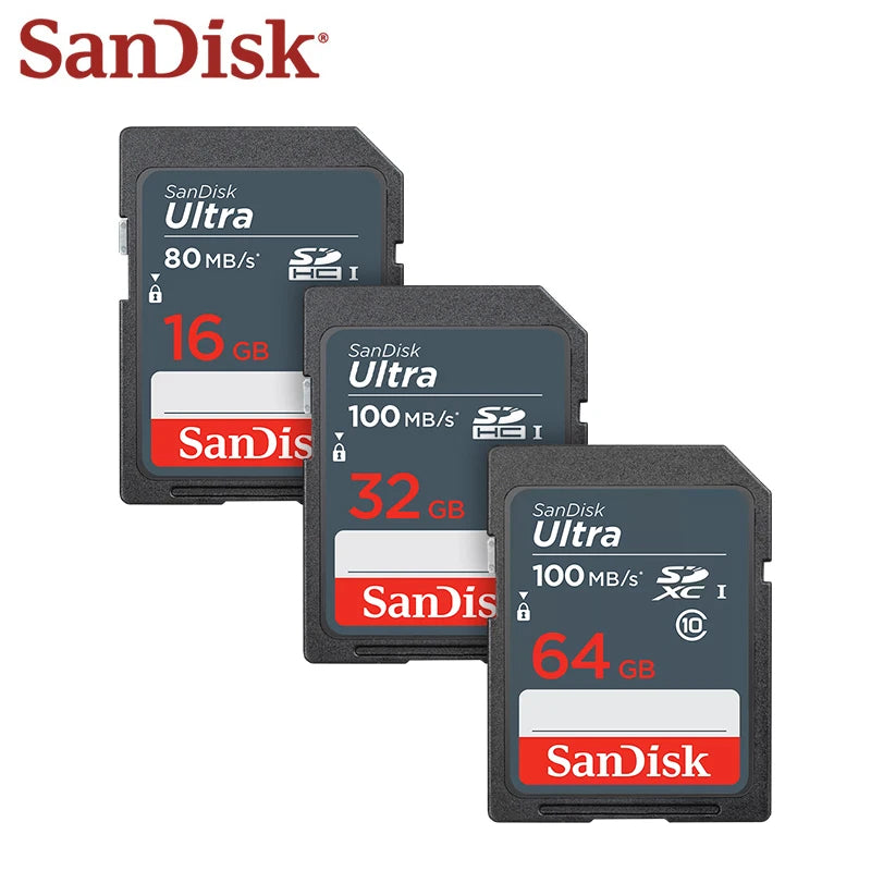 SanDisk SD100 SDXC Card 100MB/s U3 V30 | Camera & Dashcam SD Memory Card PRIMED