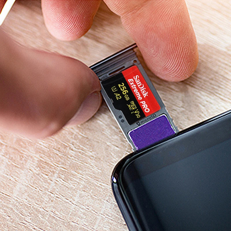 SanDisk Extreme PRO microSDXC 32GB–1TB V30 A2 4K UHD Card