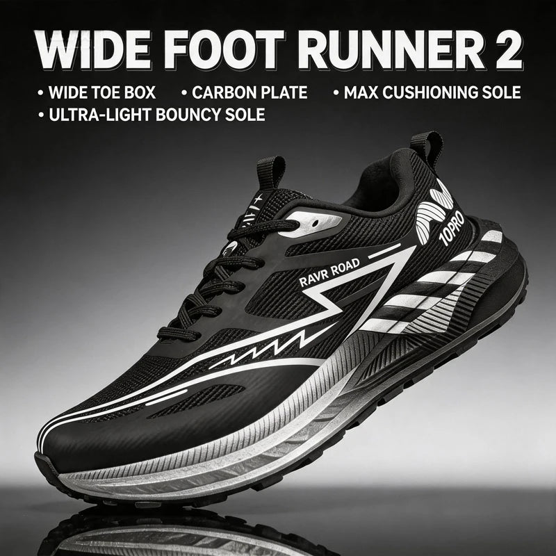 LETCOMFIT Wide Toe Box Running Shoes | Carbon Plate Sneakers Running Sneakers PRIMED