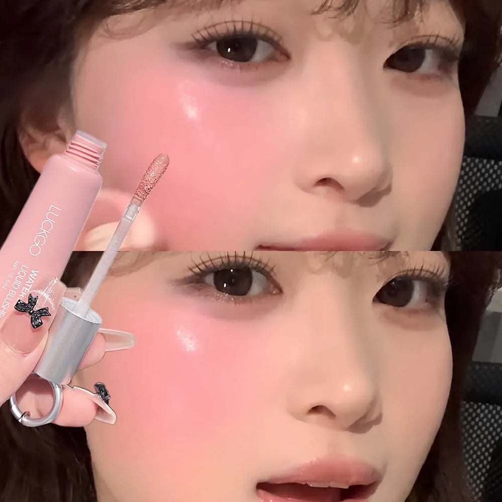 Korean Liquid Blush – Waterproof Cheek Tint Long-Lasting Glow Liquid Blush PRIMED