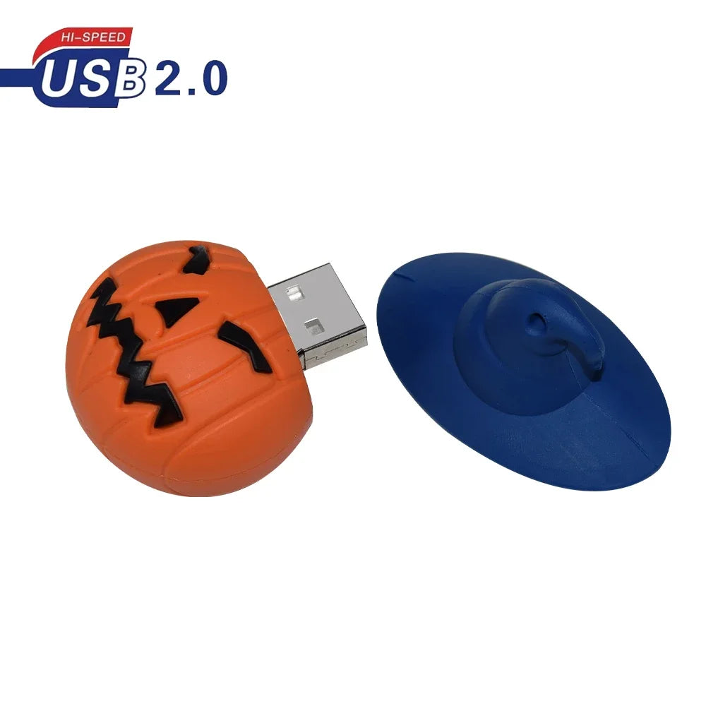 Skull USB Flash Drive 2.0 | 8GB–128GB Novelty Memory Stick USB Flash Drive PRIMED