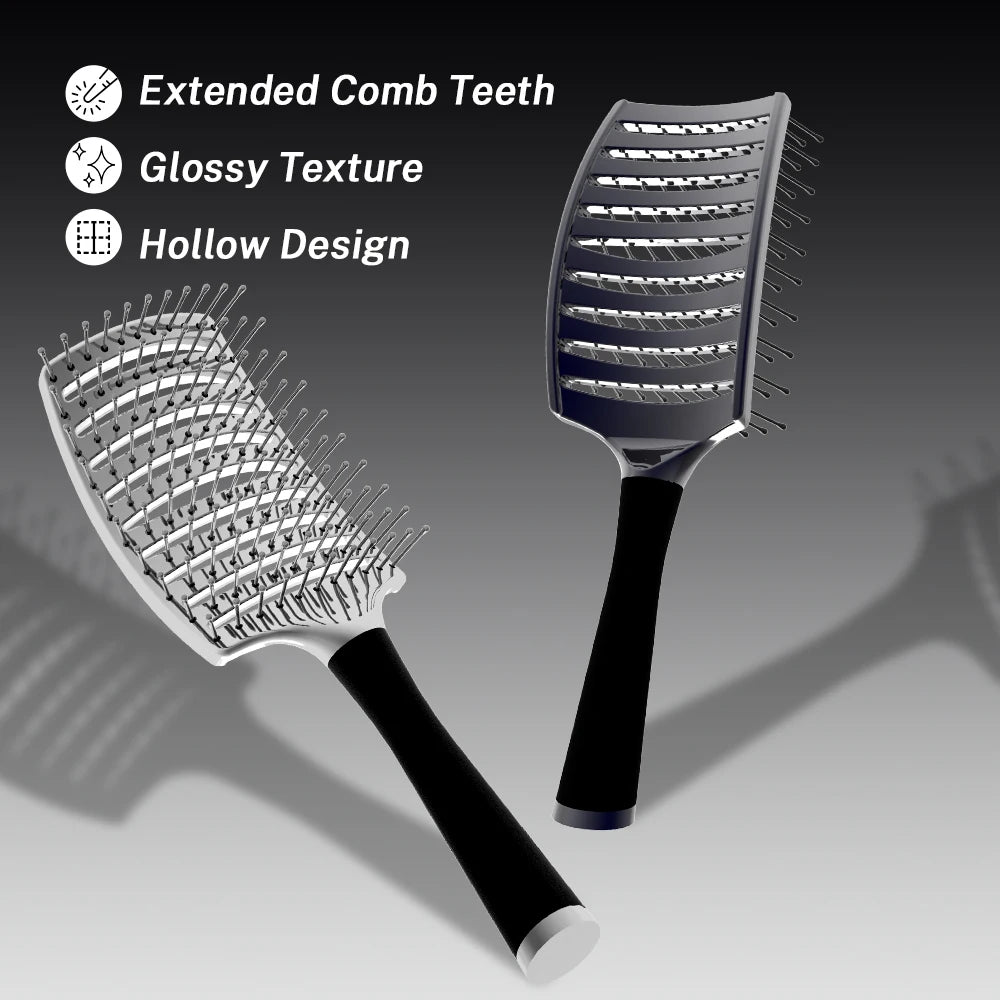 Scalp Massage Detangling Hair Brush – Wet & Curly Hair Detangling Hair Brush PRIMED