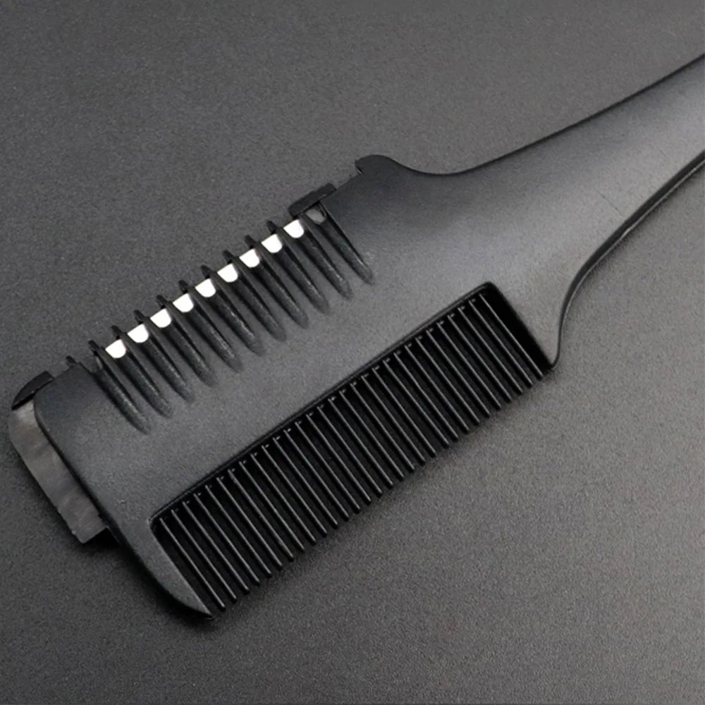 Hair Cutting Razor Comb & Thinning Scissors – DIY Barber Set