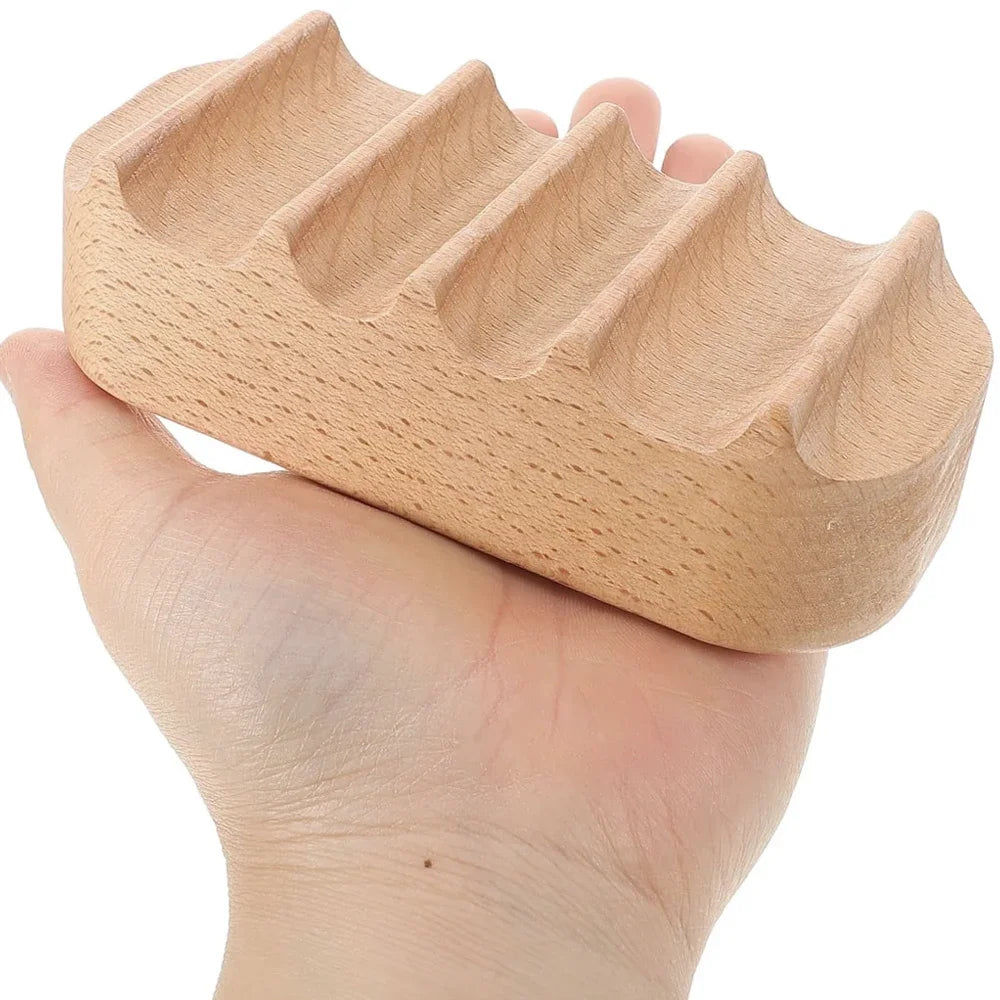Wooden Gua Sha Scraping Board – Full Body Massage Tool