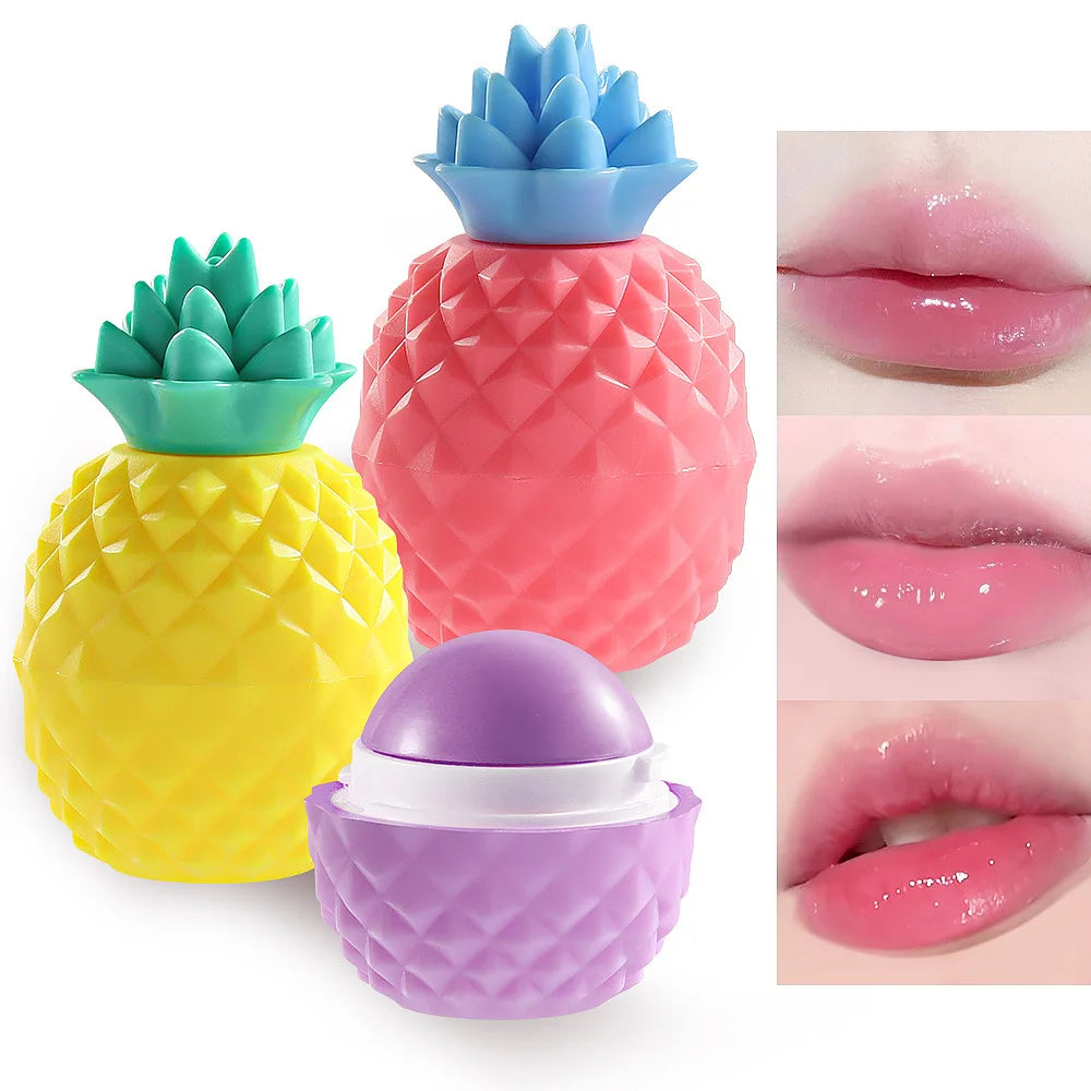 Pineapple Ball Color-Changing Moisturizing Lip Balm – 3 Shades