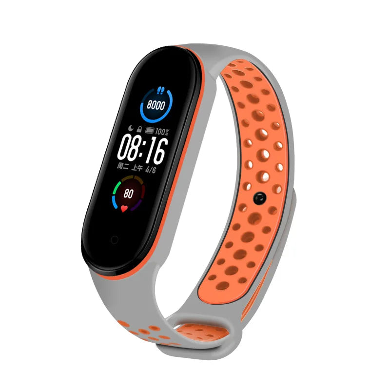 Silicone Strap for Xiaomi Mi Band 3 4 5 6 7 – Sport Band