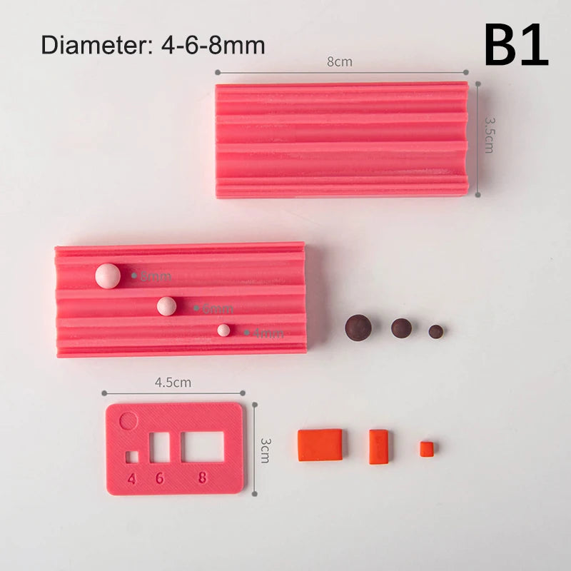 Polymer Clay Ball Maker Mold 4–15mm | DIY Jewelry Beads