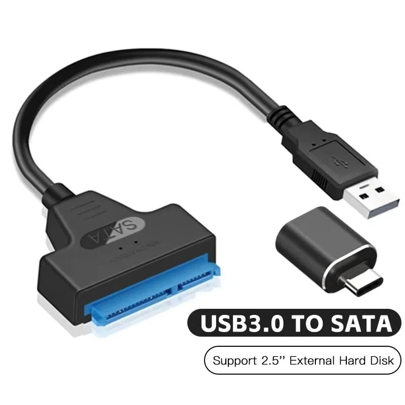 SATA to USB 3.0 Adapter Cable for 2.5" HDD & SSD SATA USB Adapter Cable PRIMED