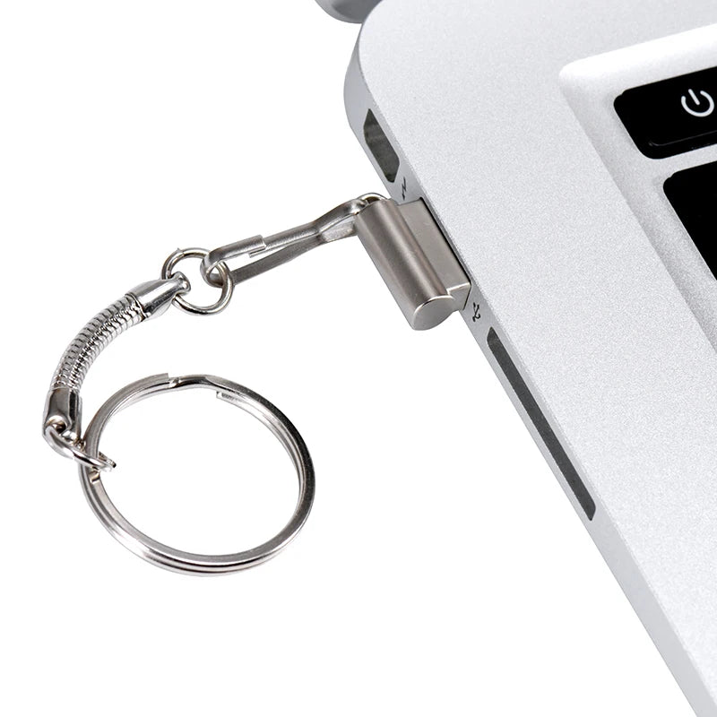 JASTER Metal Mini USB 3.0 Flash Drive 8GB–128GB Custom Logo USB Flash Drive PRIMED
