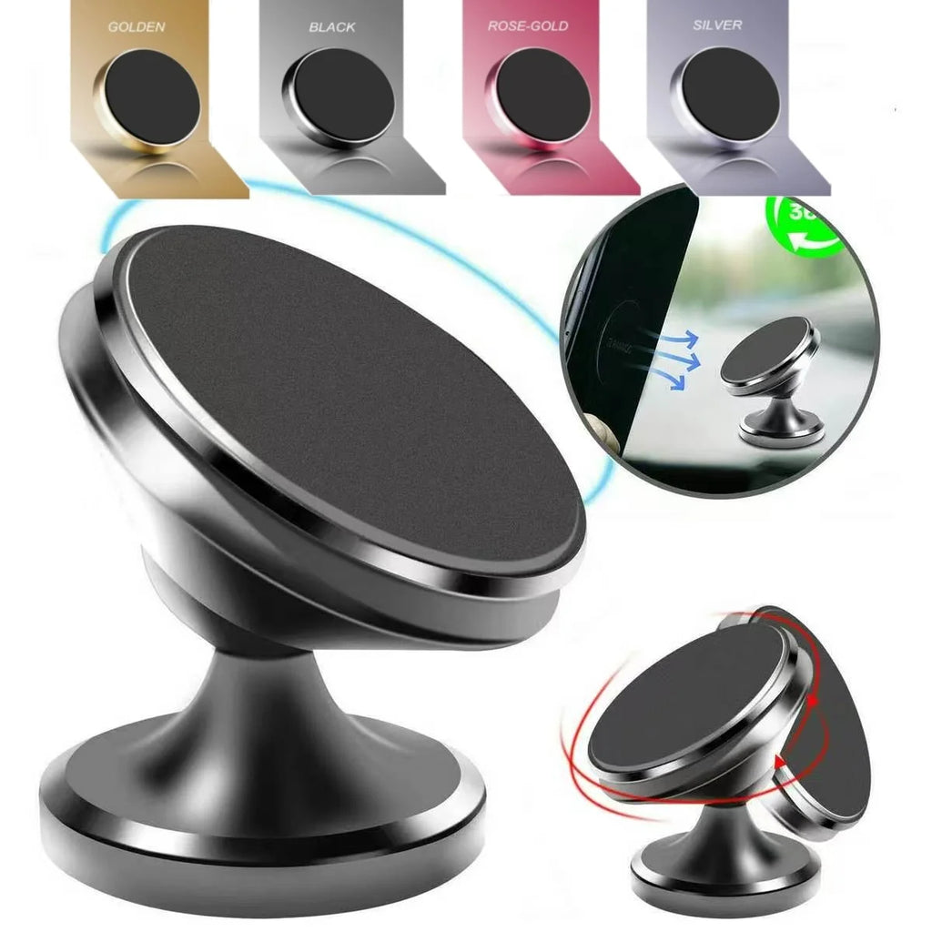 Magnetic Car Phone Holder Dashboard Mount | 360° Rotatable Car Phone Mount PRIMED