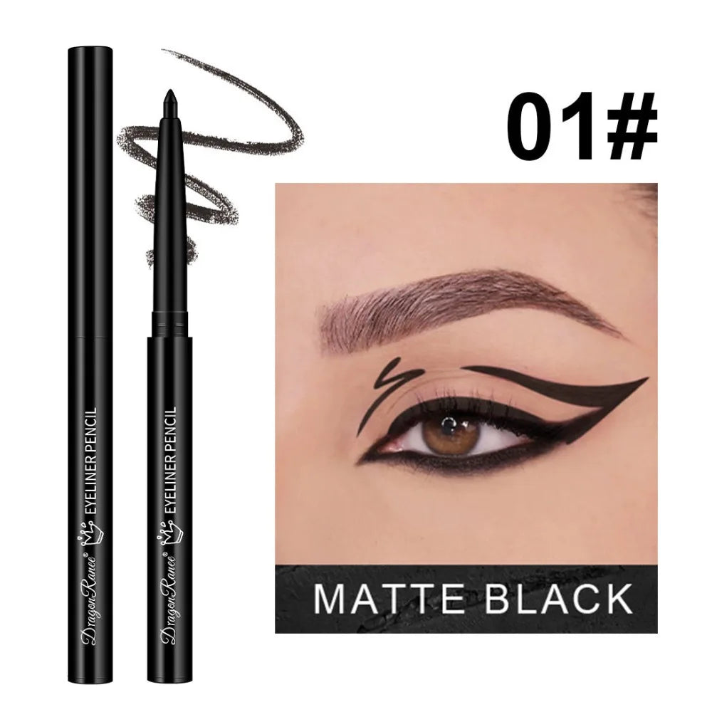 Waterproof Gel Eyeliner Pencil | Matte & Shimmer, 10 Colors