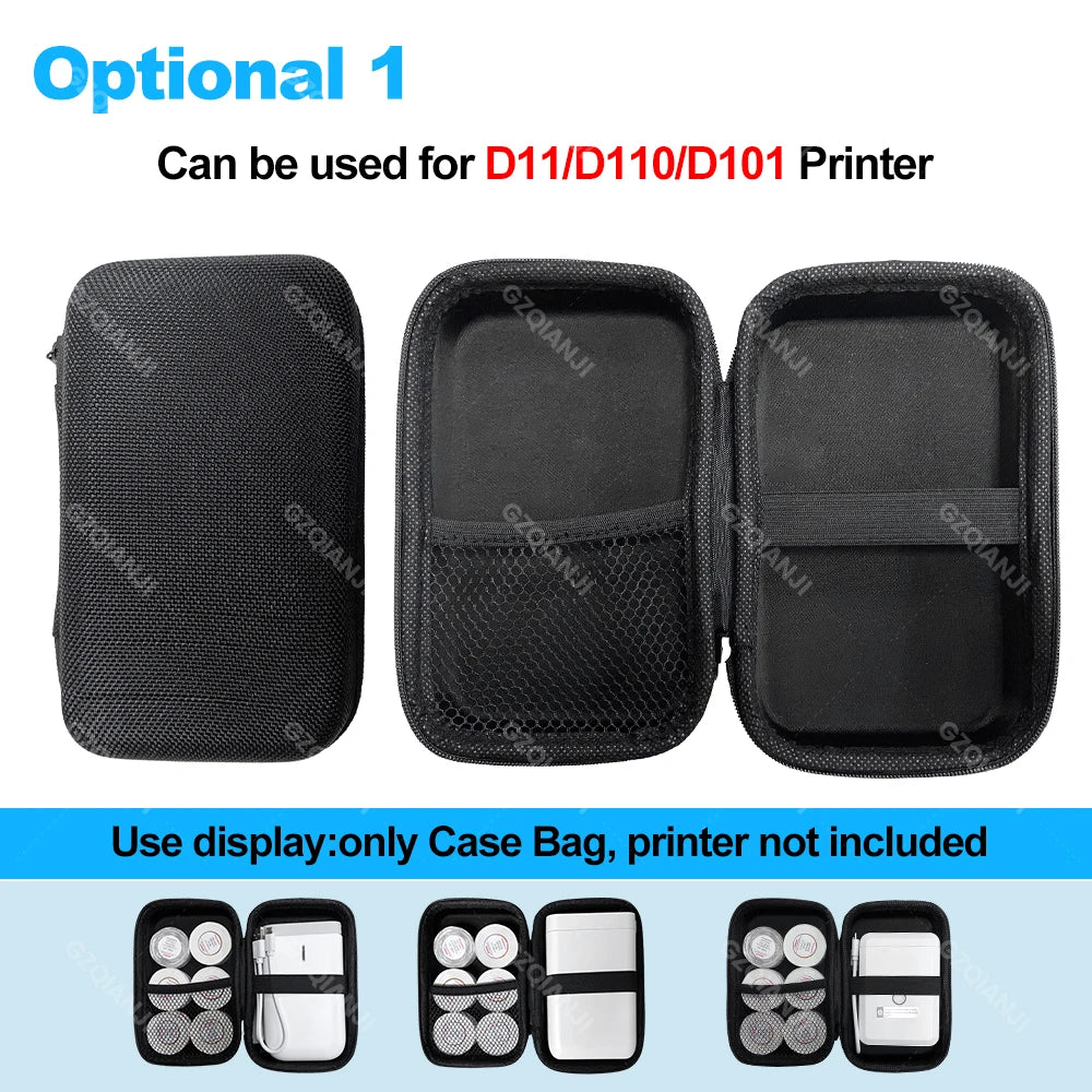 NIIMBOT Thermal Label Rolls – Waterproof D11 D110 D101 Stickers Thermal Label Rolls PRIMED Black Bag for D11
