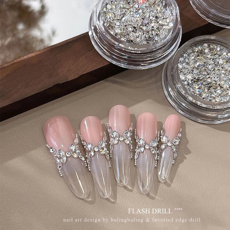 Butterfly Nail Charms Set – 5A Zircon Rhinestones for Nail Art