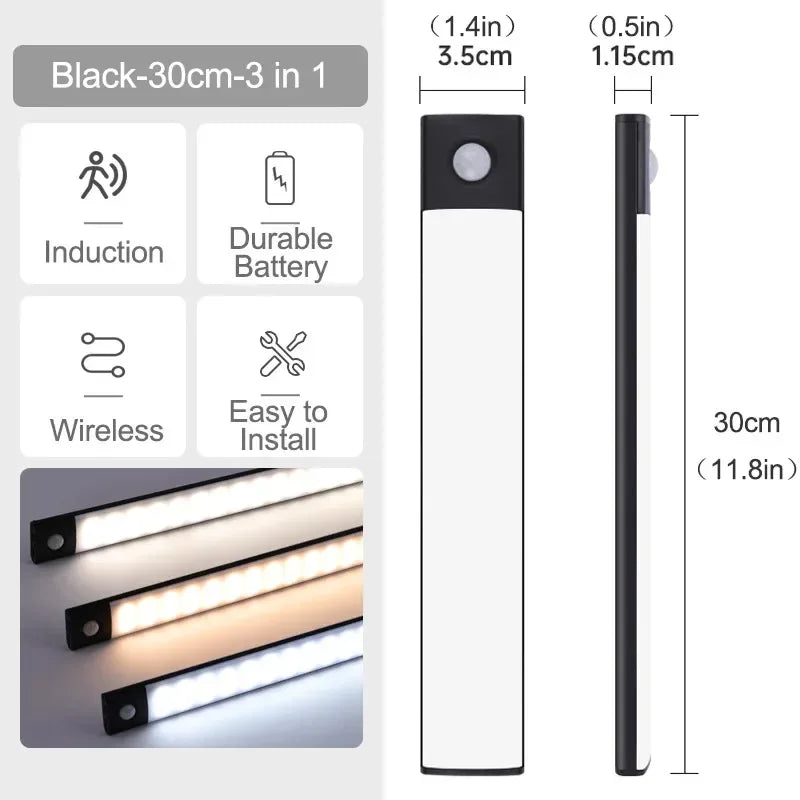 VENUSWING LED Under Cabinet Light – Motion Sensor Rechargeable
