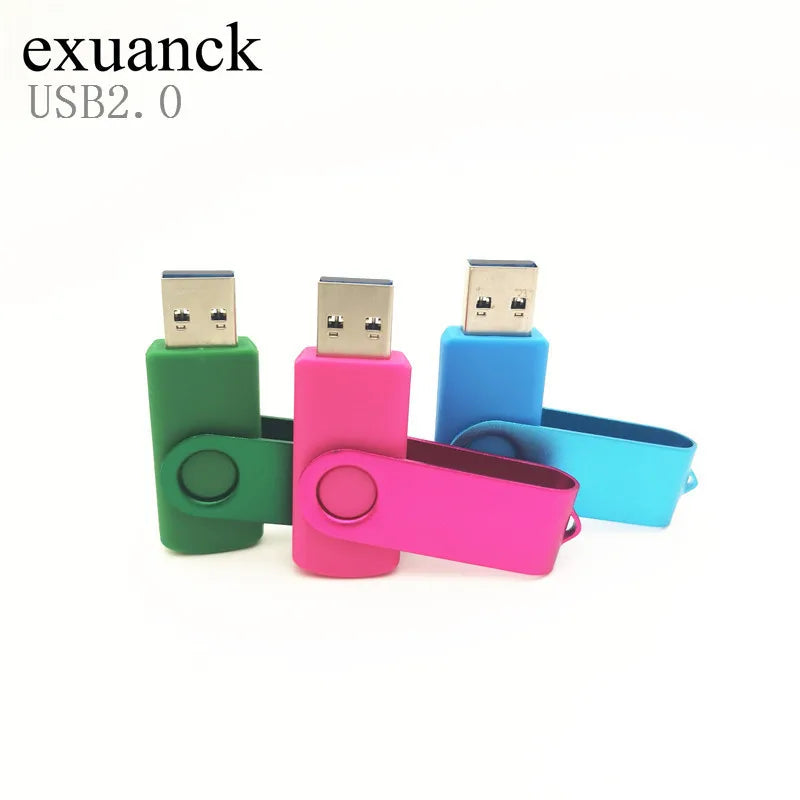 Custom Logo USB Flash Drives 50-Pack | Metal Pen Drive 2.0 USB Flash Drive PRIMED