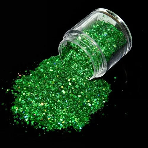 Holographic Nail Glitter Powder 10g | 12 Colors Laser Sequin