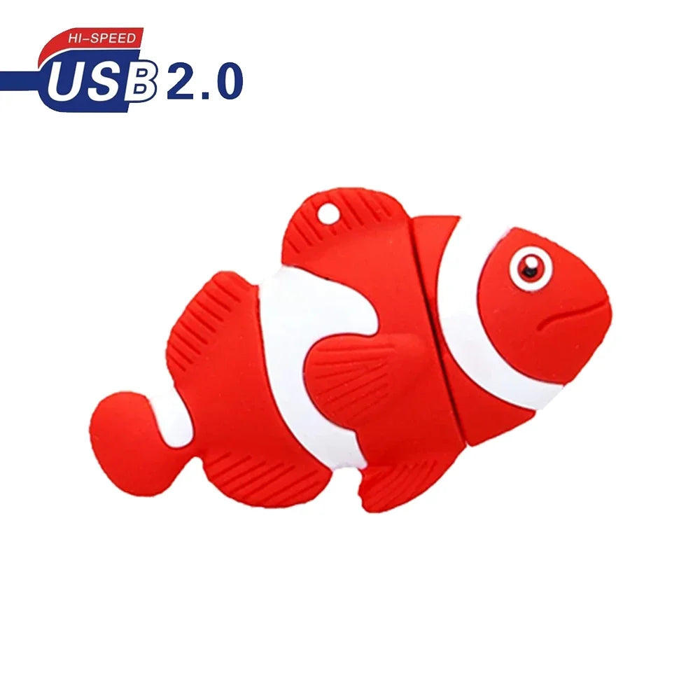 Cute Animal USB Flash Drive Turtle Fish Dolphin 4GB–128GB Novelty USB Flash Drive PRIMED 8 GB Style7