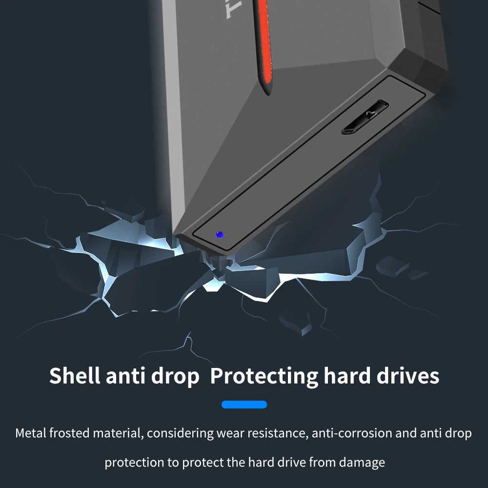 TISHRIC 2.5" SATA USB 3.0 HDD Enclosure | UASP 4TB HDD Enclosure PRIMED