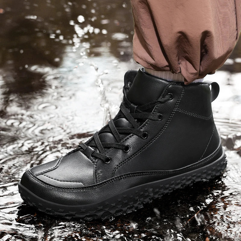 Zero Drop Barefoot Hiking Boots – Wide Toe Mid-Top Waterproof Barefoot Hiking Boots PRIMED