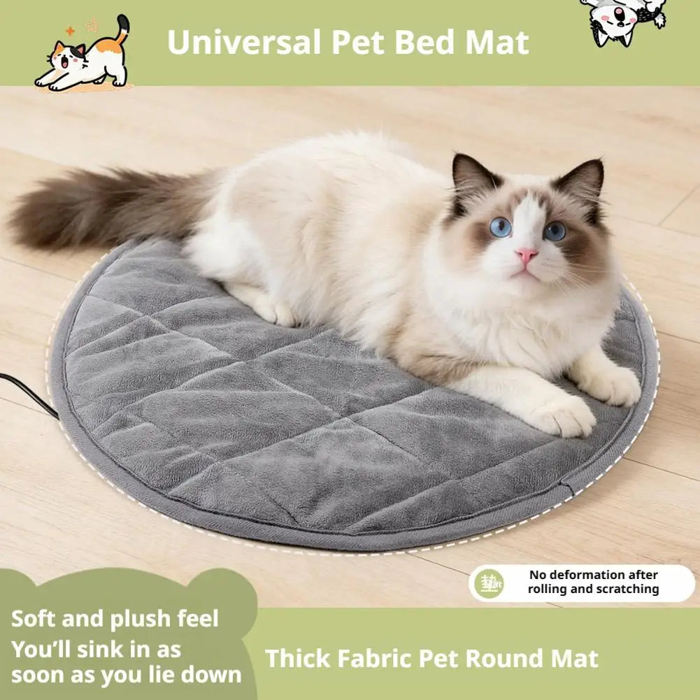 USB Electric Pet Heating Pad – Plush Warming Mat for Cats & Dogs Pet Heating Pad PRIMED