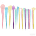 17-Pc Macaron Gradient Makeup Brush Set – Full Face Kit Makeup Brush Set PRIMED Gradient Macaron