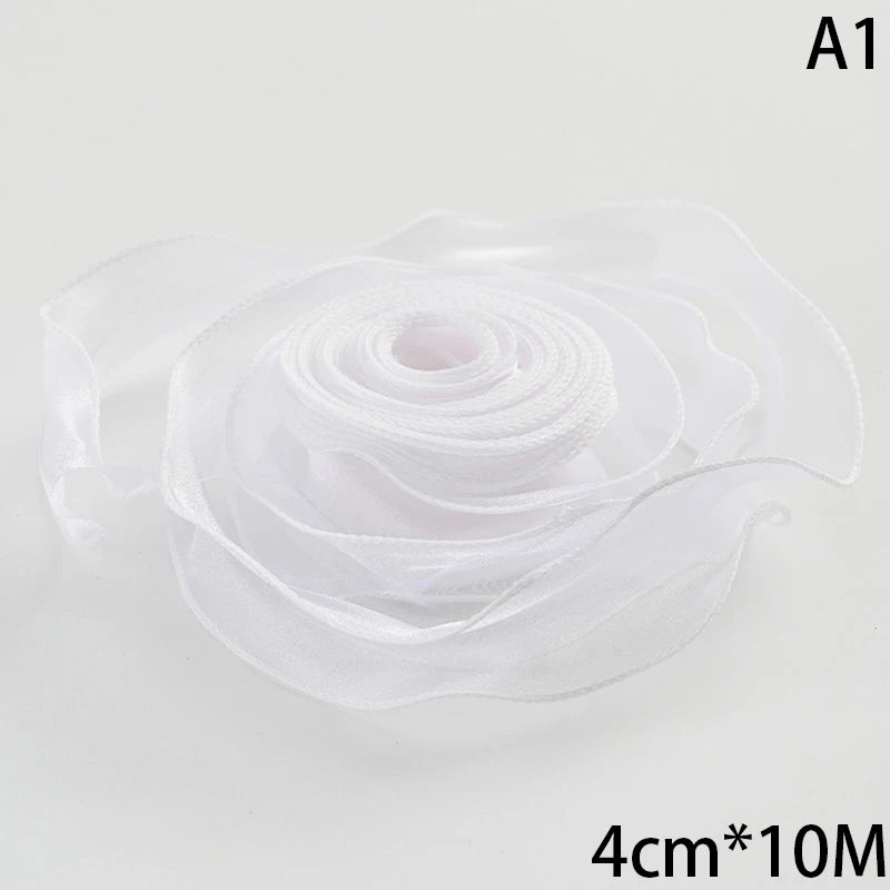 10M Fishtail Organza Ribbon 40mm – DIY Bows, Gifts & Bouquets