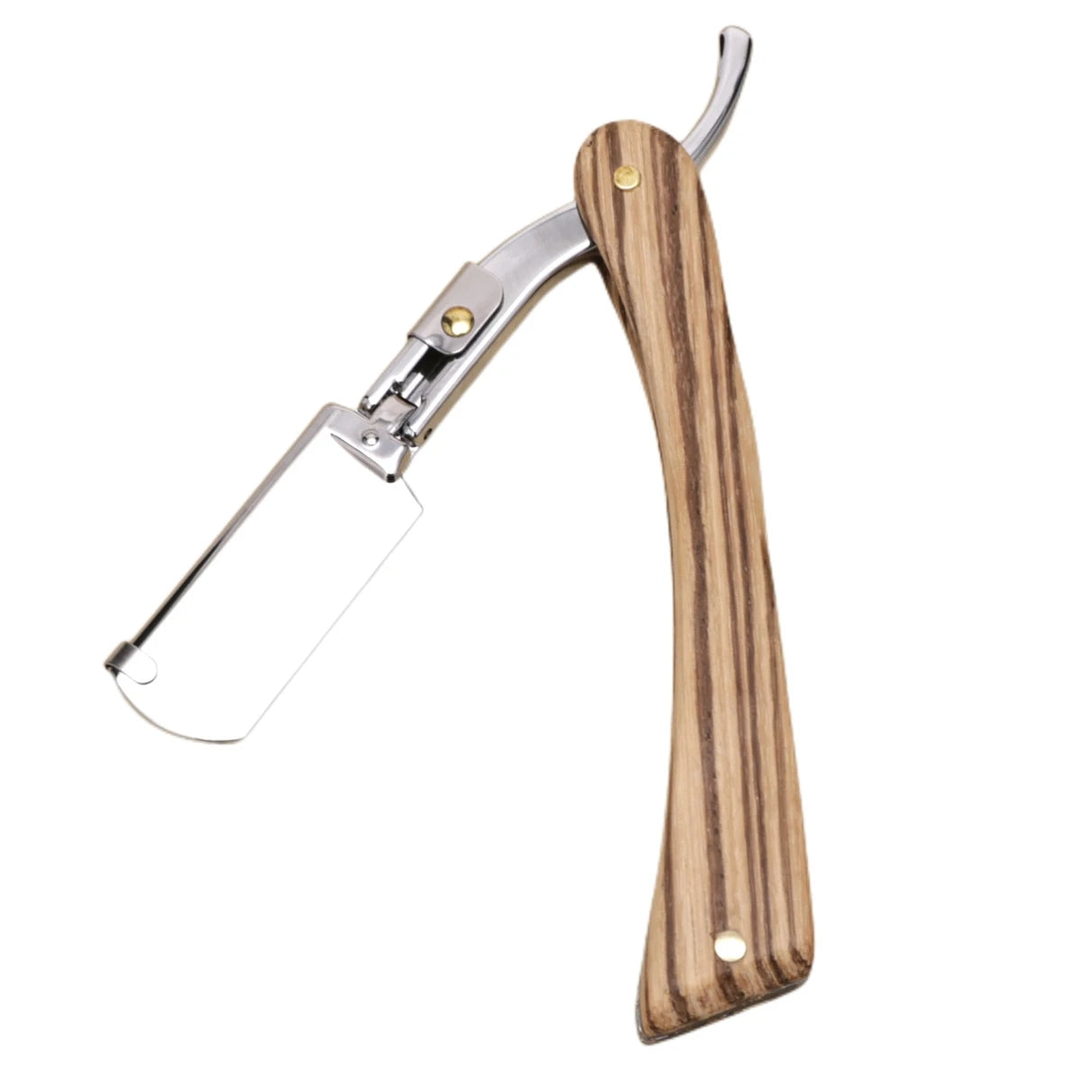Straight Edge Folding Razor – Stainless Steel Barber Shaver