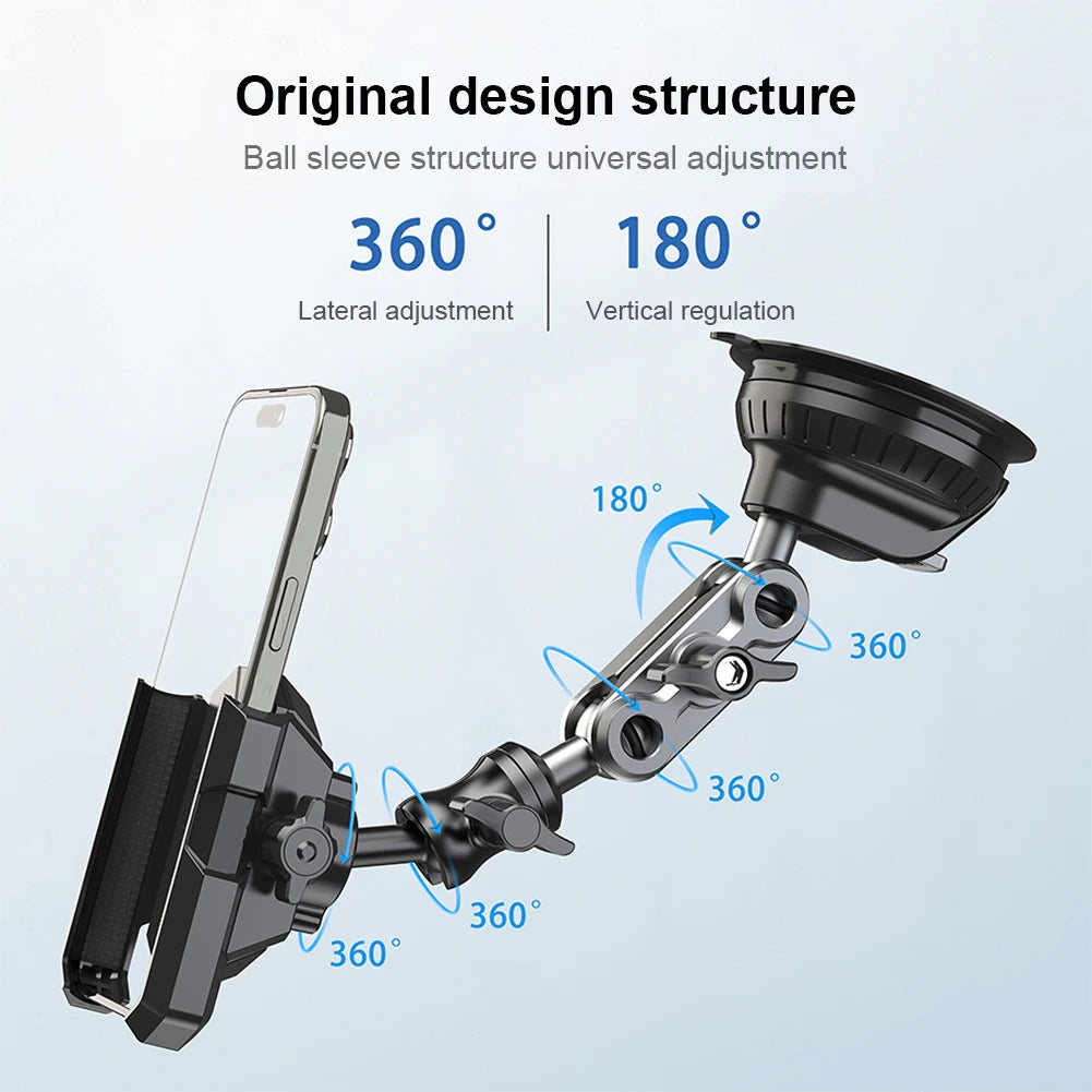 Car Phone Mount 360° Rotation – Windshield, Dash & Vent Car Phone Mount PRIMED