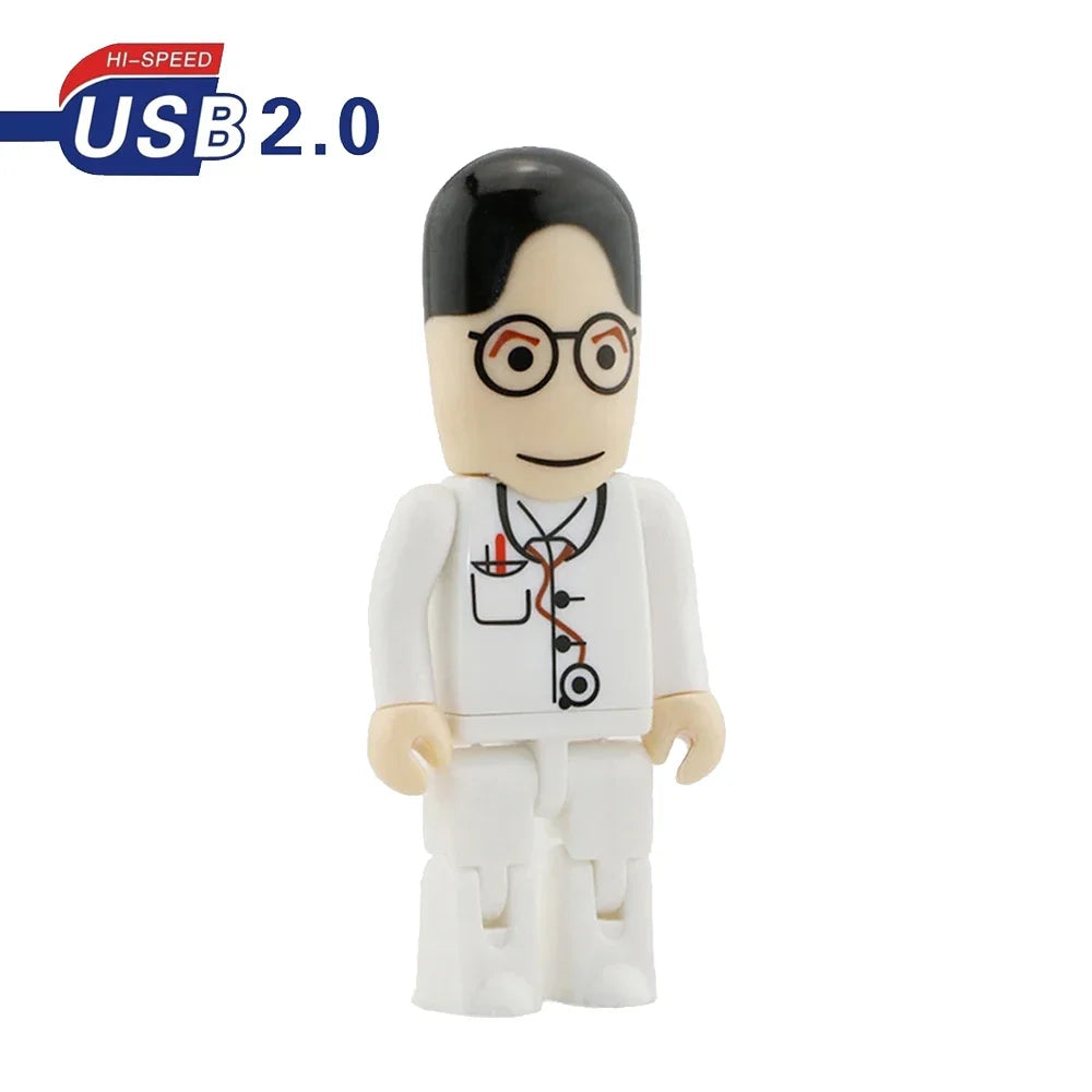 Doctor & Nurse Novelty USB Flash Drive 4GB–64GB | USB 2.0 Novelty USB Flash Drive PRIMED 8 GB Style7