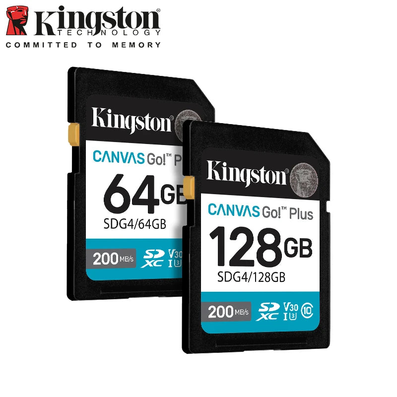 Kingston A2 V30 SDXC Memory Card 4K – 64GB to 1TB SD Memory Card PRIMED