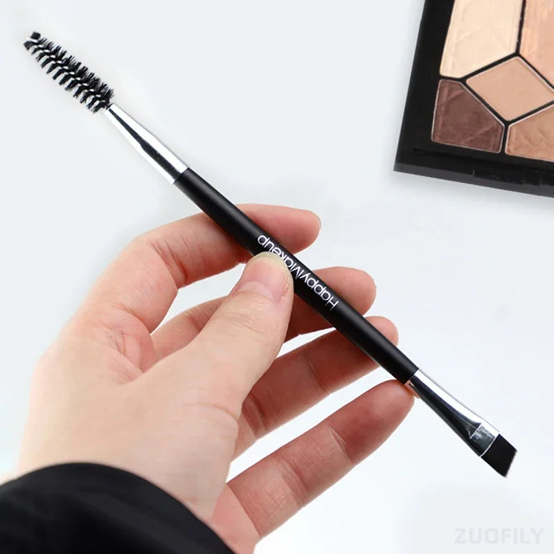 Double-Ended Eyebrow Brush & Spoolie Brow Grooming Tool Eyebrow Makeup Brush PRIMED