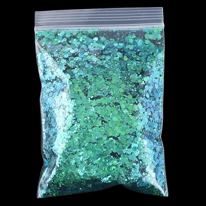 Mermaid Nail Art Glitter 50g – Chameleon Hexagon Sequins