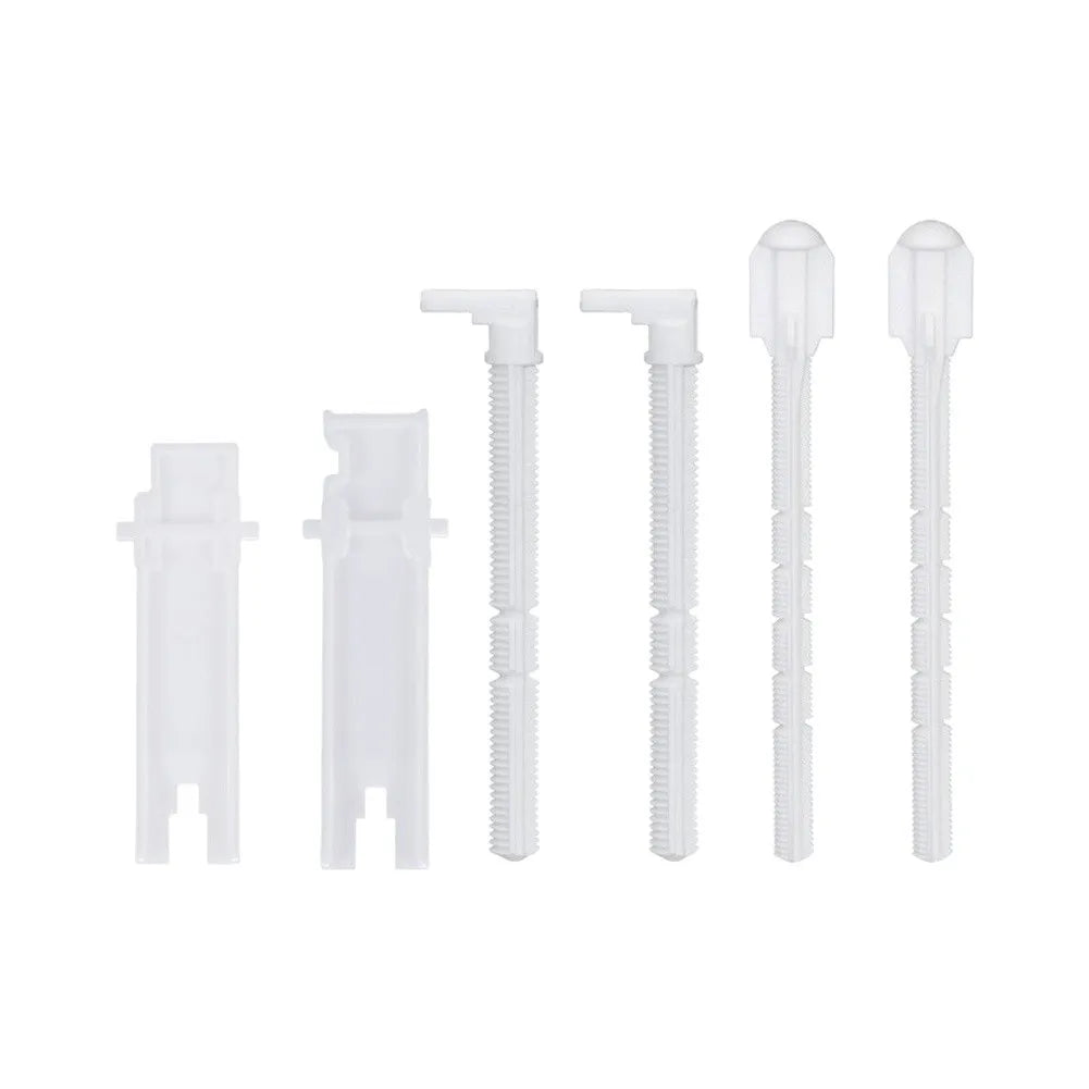 Wall Mounted Toilet Concealed Tank Push Bar Set – White