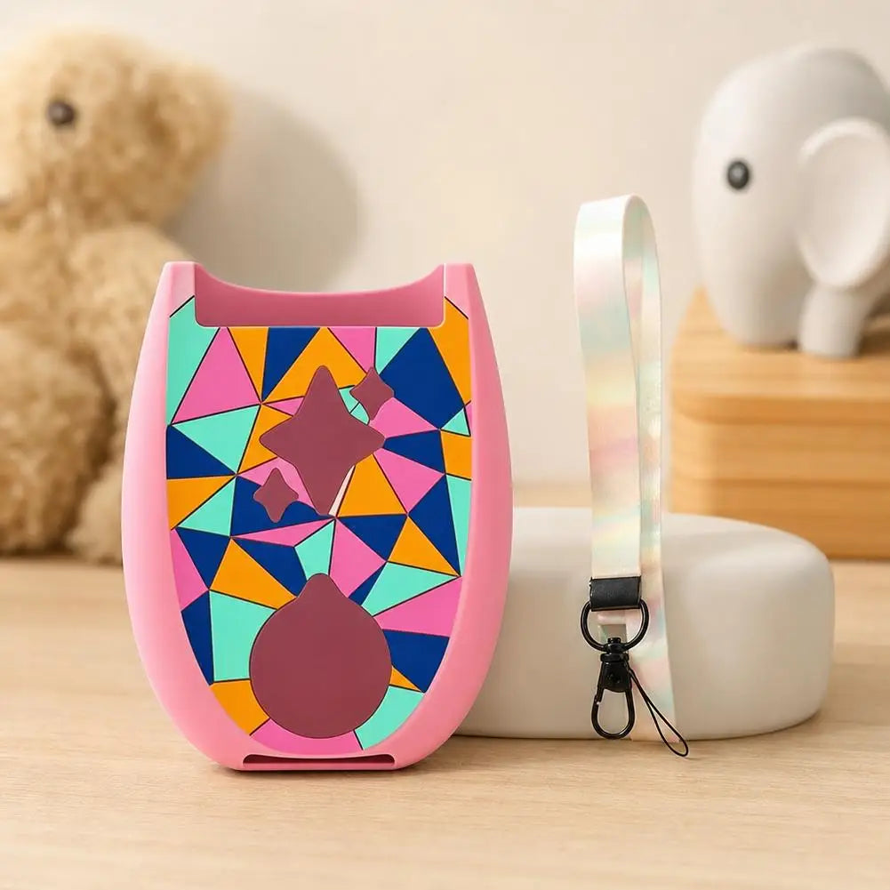 Silicone Case for Peekimo Interactive Pet Game + Lanyard