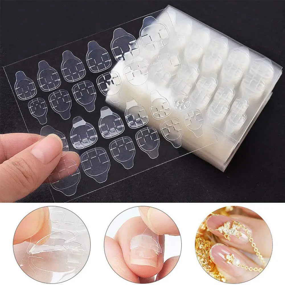Jelly Nail Glue Adhesive Tabs – Waterproof Double-Sided Stickers Nail Adhesive Tabs PRIMED