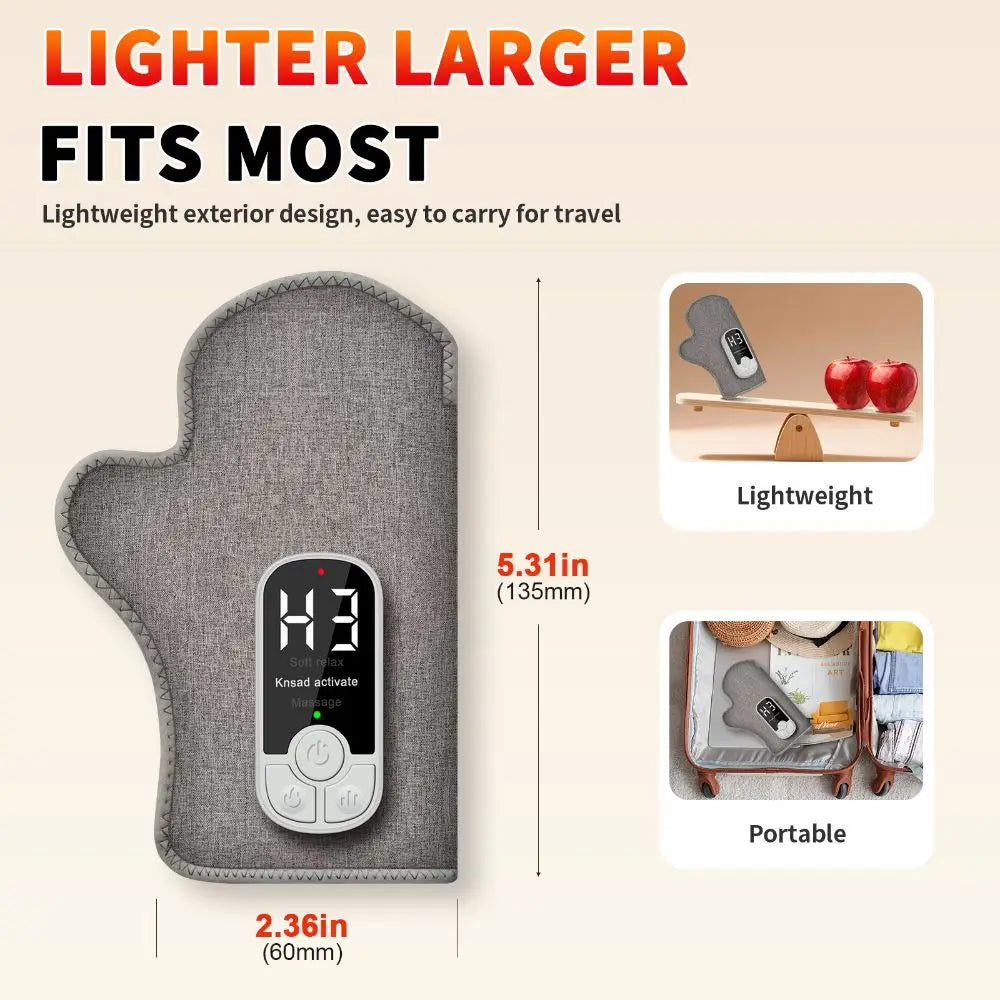 2-in-1 Electric Hand Massager – Airbag & Heat Therapy