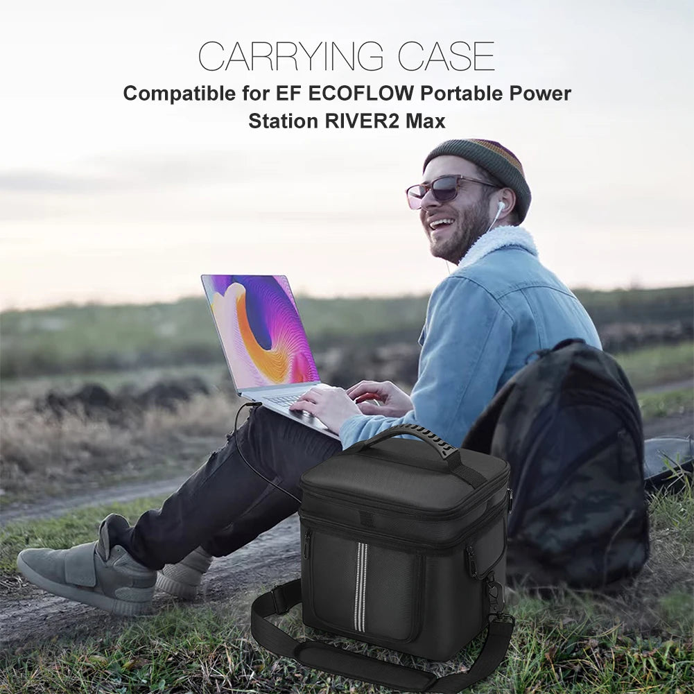 Waterproof Carrying Case for EcoFlow River 2 Pro & Max Power Station Carry Bag PRIMED