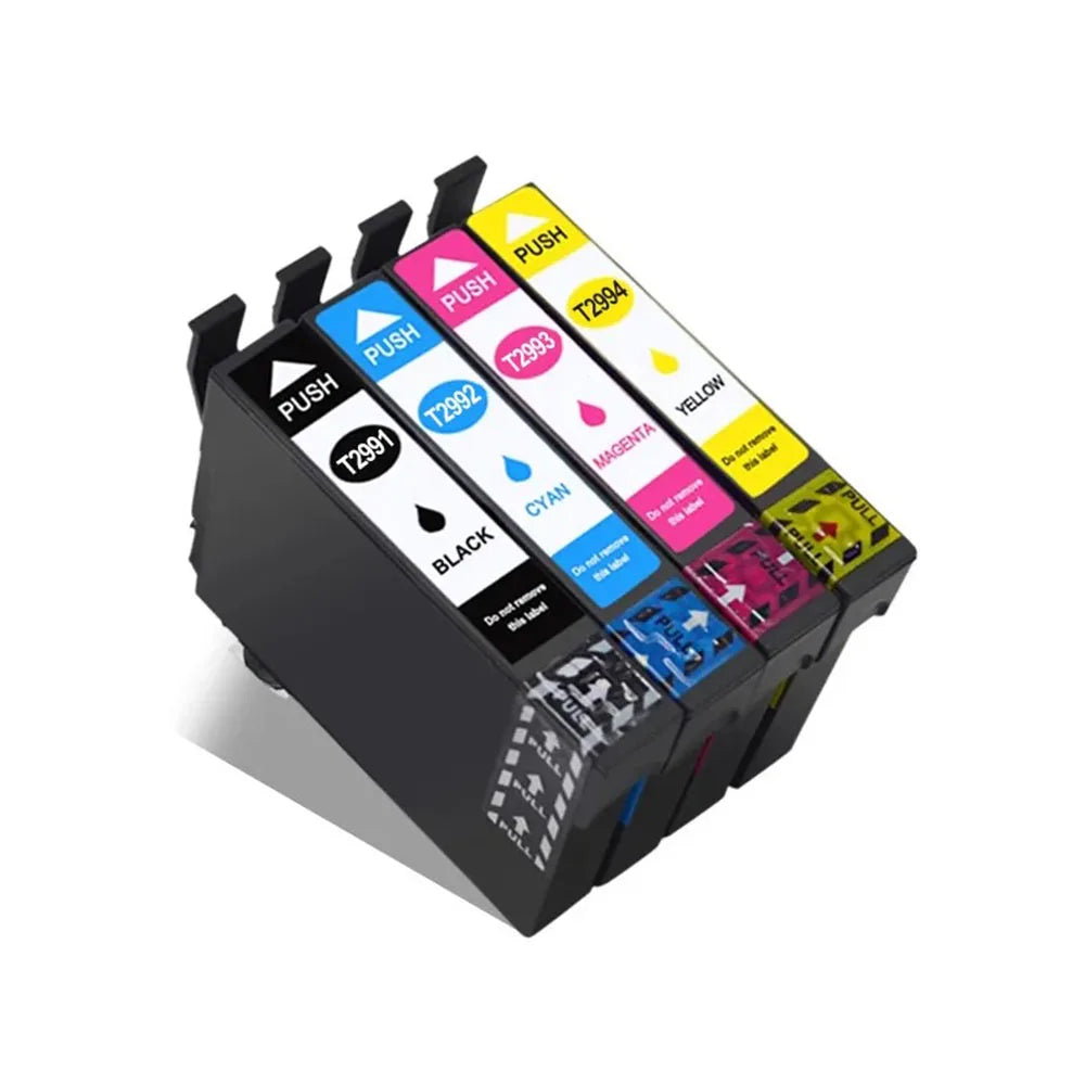 T29XL T2991 Compatible Ink Cartridges for Epson XP-235 442 435 Compatible Ink Cartridge PRIMED 4Pc 1set