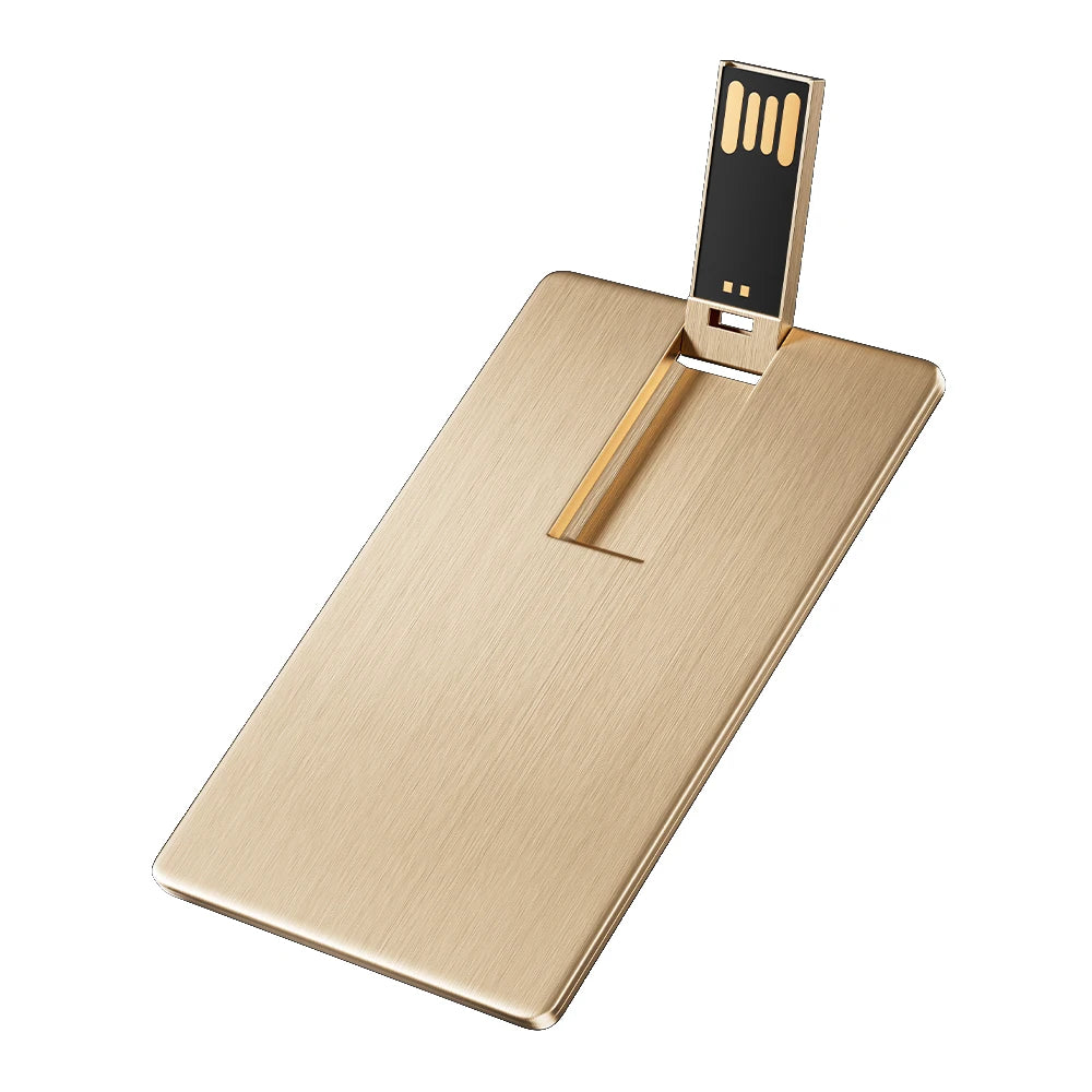 Custom Logo Mini Card USB Flash Drive 8–128GB | JASTER USB Flash Drive PRIMED Gold 4GB CN