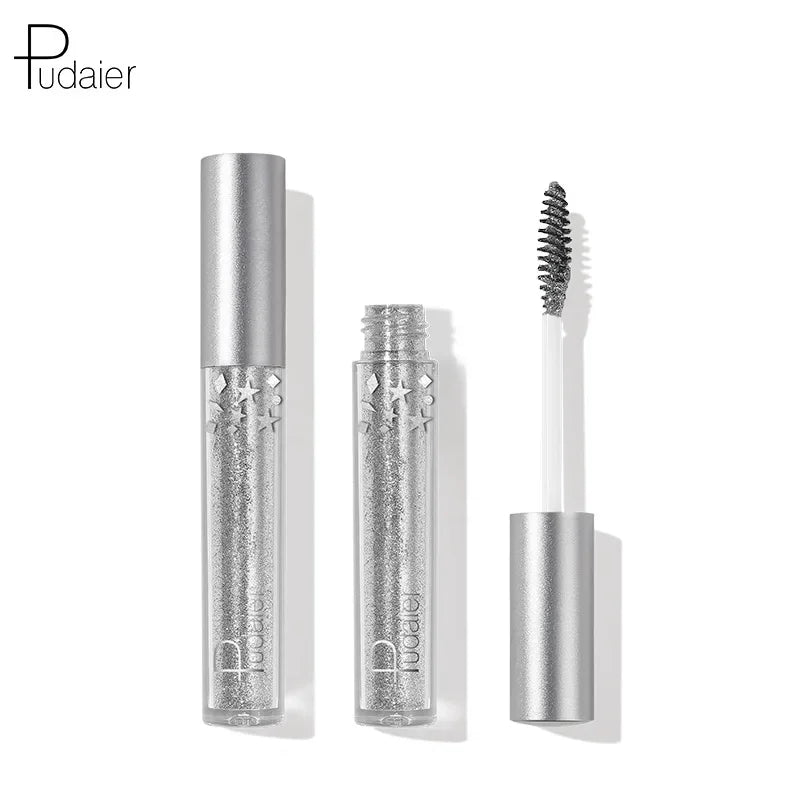 Diamond Glitter Pearly Mascara – Curling & Lengthening, Waterproof Glitter Mascara PRIMED E3035-5ml
