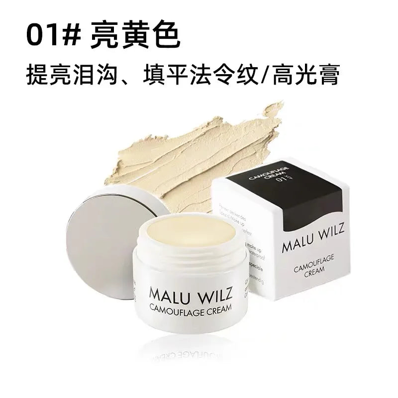 Maluwilz Waterproof Concealer Cream – Full Coverage & Highlight