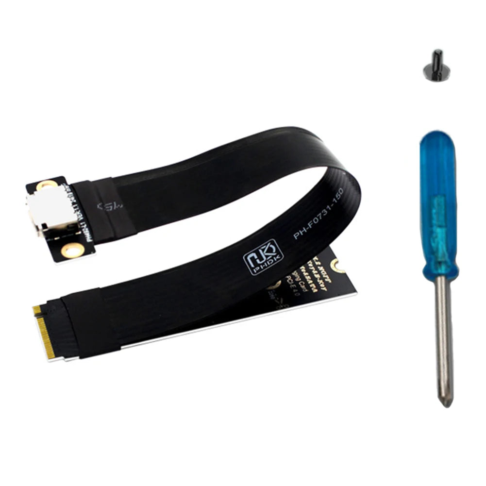 M.2 NVMe PCIe 4.0 to Oculink SFF-8611/8612 Adapter Cable PCIe Adapter Cable PRIMED as show