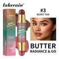 Lakerain 2-in-1 Contour Stick – Cream Blush & Highlighter Contour Blush Stick PRIMED 03