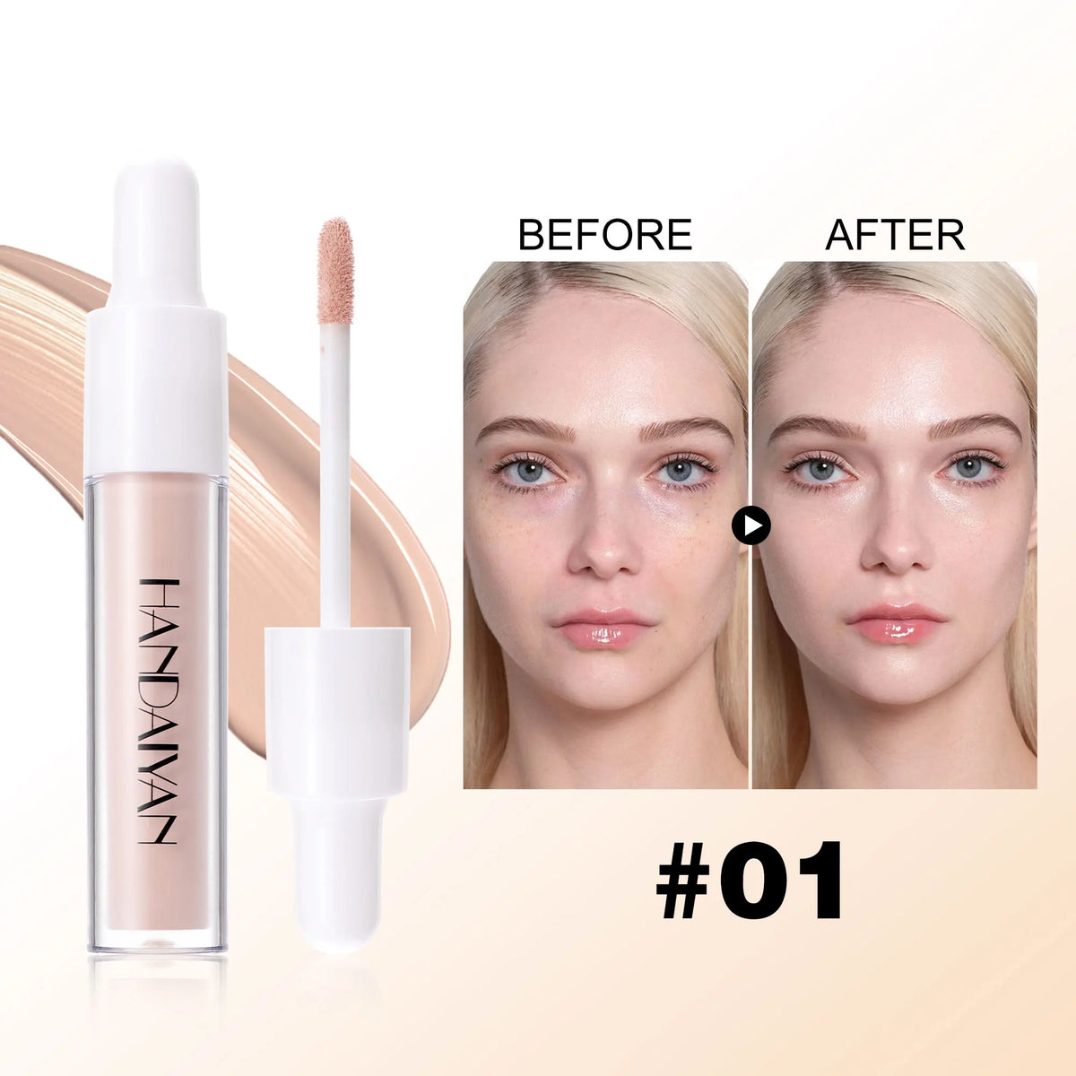 HANDAIYAN 8-Shade Liquid Concealer – Full Coverage Waterproof